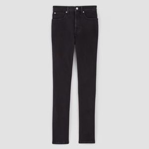 *Like New* Everlane Way High Slim Straight Jeans Size 23 (fit like 24) in black